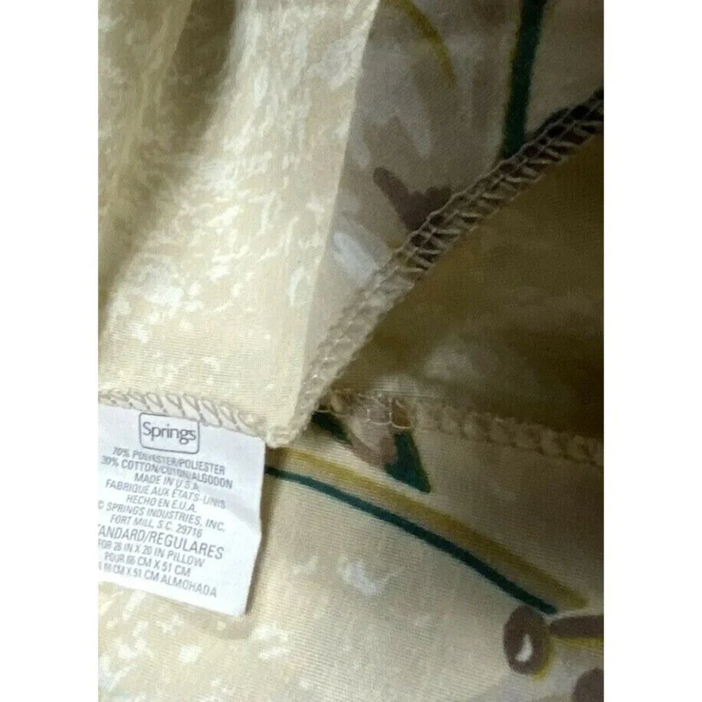 Vintage 1980s Luxury Shams Pillowcases by Springs
